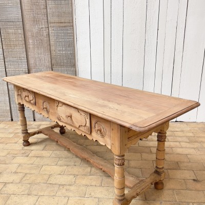 Early 20th century cherrywood console