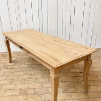 Oak farm table from the early 20th century