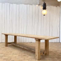 Large oak table