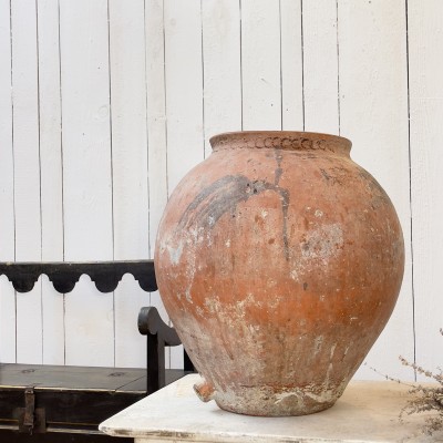 Early 20th century french terracotta jar