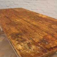Former wooden table