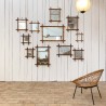 Collection of bamboo mirrors from the 1940s