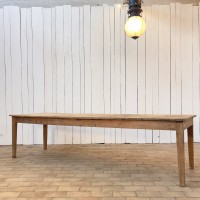 Grande table de ferme en bois début XXème