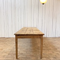 Early 20th century large wooden farm table