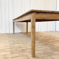Grande table de ferme en bois début XXème