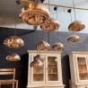 Set of 5 copper pendant lights by Tom Dixon