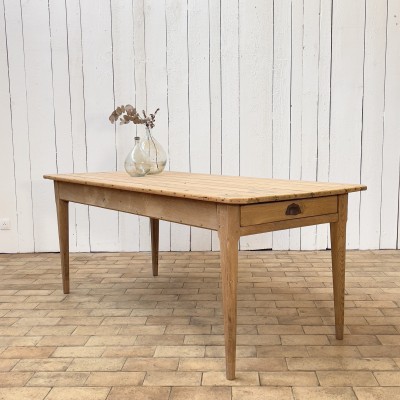 Wooden French farm table