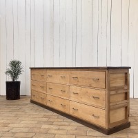 Oak cabinet with drawers 1950