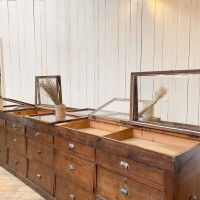 Exceptional haberdashery furniture from the early 20th century