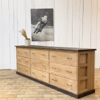 Oak cabinet with drawers 1950