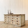 Wooden cabinet 16 drawers
