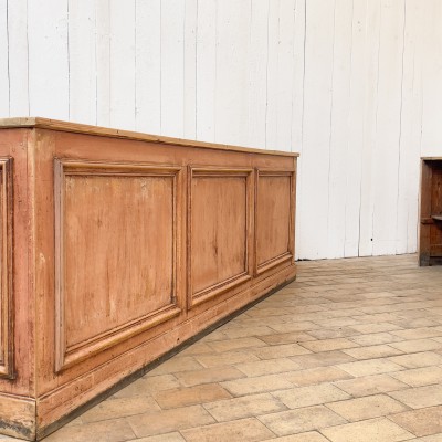 Pair of early 20th century wooden counters