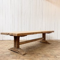 End of the 19th century Oak monastery table