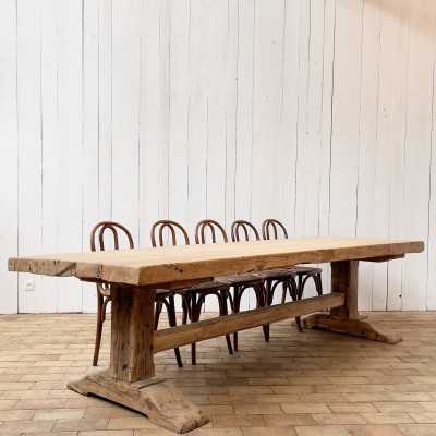 End of the 19th century Oak monastery table