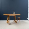 GUILLERME et CHAMBRON extendable dining table 1960