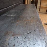 Ancien meuble d'atelier en bois