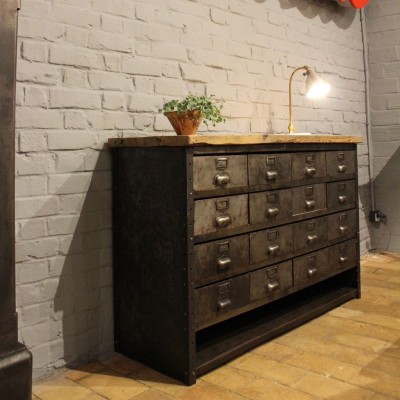 industrial furniture with drawers