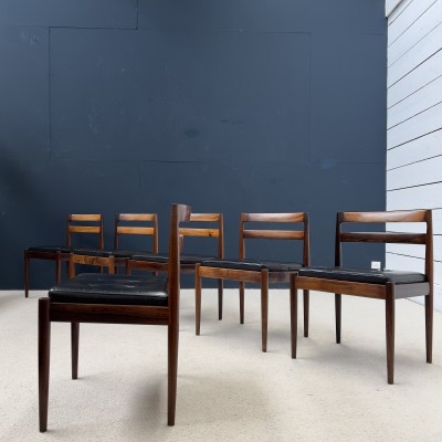 6 dining chairs by Kai Kristiansen for Magnus Olesen CIRCA 1960