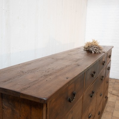 Large craft cabinet with drawers from the early 20th century