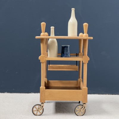 GUILLERME and CHAMBRON Bar cart drinks or trolley C.1950
