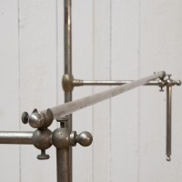 SIEGEL house clothes rack from the 1930s in nickel-plated brass