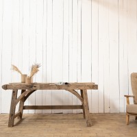 Early 20th century oak console