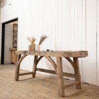 Early 20th century oak console