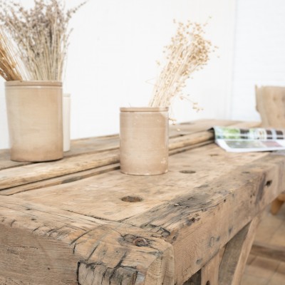 Early 20th century oak console