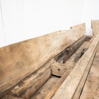 Early 20th century oak console