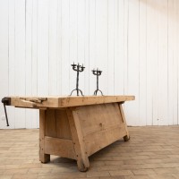 Workbench in elm and oak late 19th