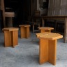 Set of 4 René Martin stools for Regain 1960