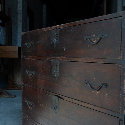 Early 20th century Japanese chest of drawers Tansu