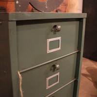 Old metal valves cabinet