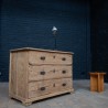 Chest of drawers 3 drawers in fir early 20th