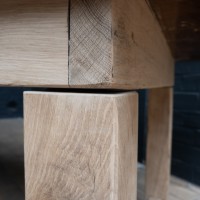 Large oak table 1950