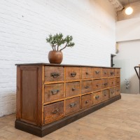 Large piece of furniture with drawers, early 20th century