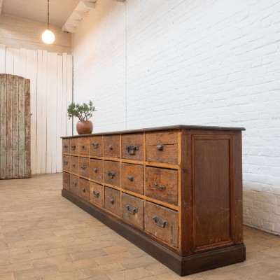 Large piece of furniture with drawers, early 20th century