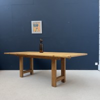 GUILLERME et  CHAMBRON oak french dining table
