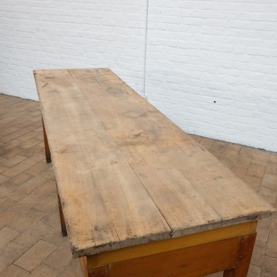 Former beech butcher's table, 1950