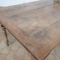 Cherrywood farm table early 20th