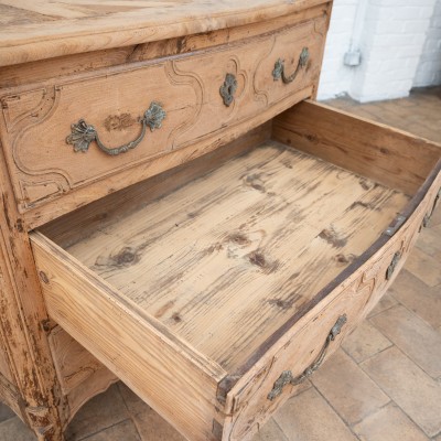 French dresser 3 drawers in elm, 19th century