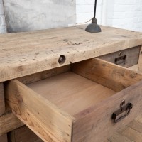 Early 20th 6 -drawer workbench