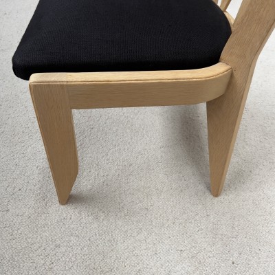 French oak chairs by GUILLERME et CHAMBRON