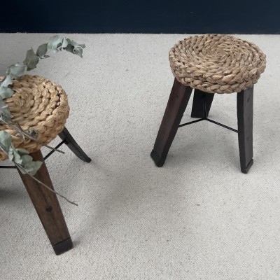 French midcentury stools by  AUDOUX  MINET