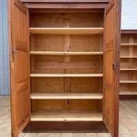 Pair of French oak cabinets, 1950