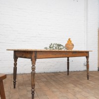 French wooden farm table, 1930