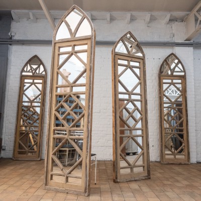Ensemble de 4 miroirs en bois, 19ème FRENCH ANTIQUE