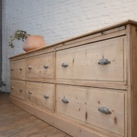 Large trade furniture with drawers, early 20th century