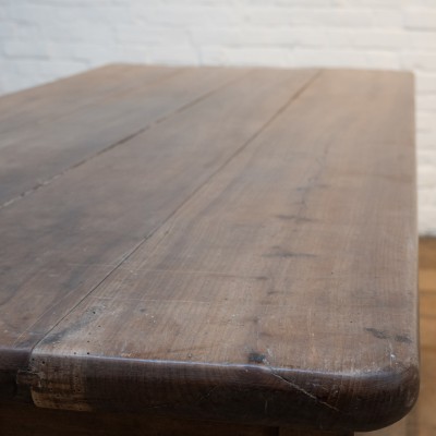 Ancienne table de ferme en bois, début 20 ème