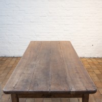 rench wooden farm table, early 20th century